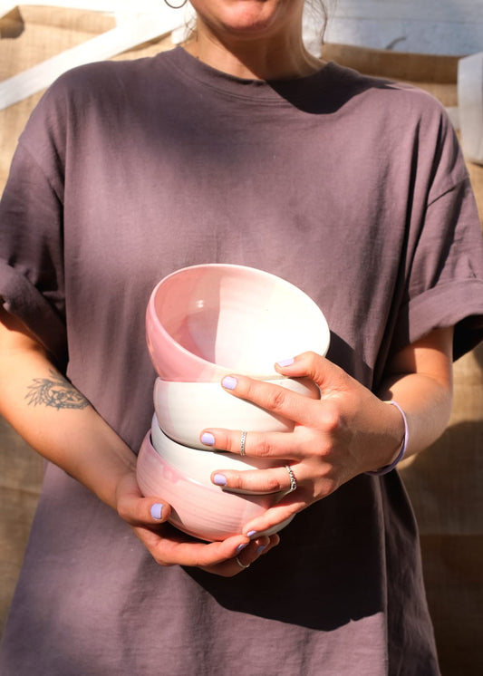 Bowl tricolor Rosa